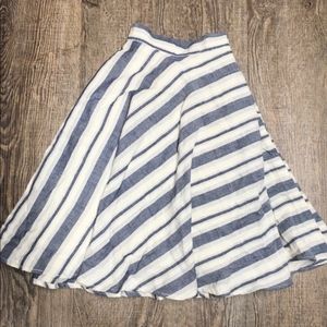 Forever 21 Women’s Circle Striped Skirt NWOT